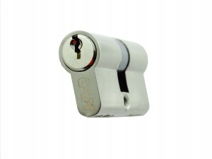 WKŁADKA BĘBENKOWA 30/30  CHROM SZCZOTKOWANY