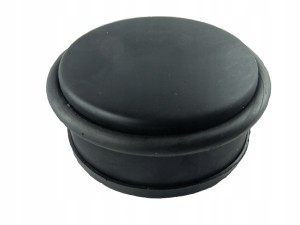 ODBOJNIK CZARNY MATOWY METALOWY WOLNOSTOJĄCY NISKI