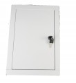 DRZWICZKI REWIZYJNE METALOWE 20X30 Z ZAMKIEM BIAŁE