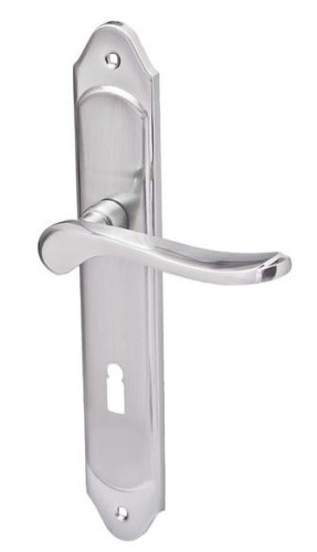 Klamka do drzwi FUEGO nikiel szczotkowany