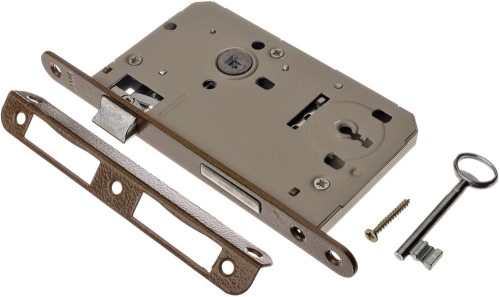 Zamek do drzwi JANIA 72/60 na klucz z dźwignią