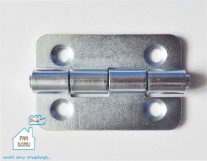 Zawias budowlany, bramowy, profilowy 37x55