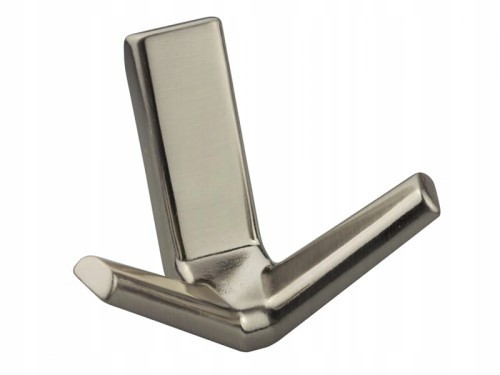 Wieszak meblowy haczyk na ubrania V INOX MOCNY