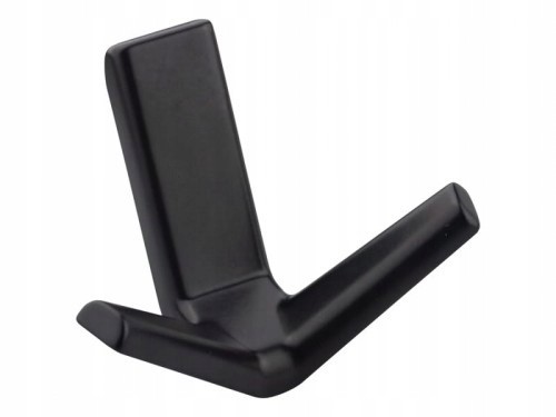 Wieszak meblowy haczyk LOFT na ubrania czarny MOCN