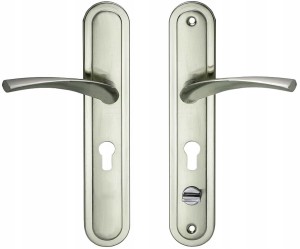 KLAMKA DO DRZWI CHIŃSKICH XLD rozstaw 68 mm LEWA