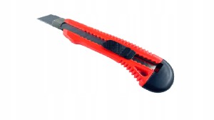 Nóż nożyk DO tapet łamane ostrza 18MM WZMOCNIONY