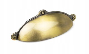 Uchwyt meblowy muszla , muszlowy PATYNA RETRO