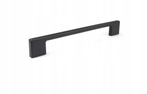 Uchwyt meblowy czarny prosty 160 mm LOFT MOCNY