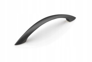 Uchwyt meblowy KLASYCZNY łezka czarny 96 mm