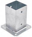 Podstawa słupa przykręcana KWADRATOWA 100x100 mm