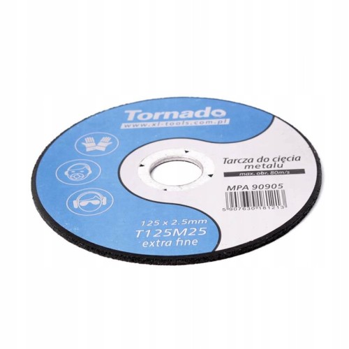 TARCZA do CIĘCIA METALU 180x3,2mm Płaska TORNADO