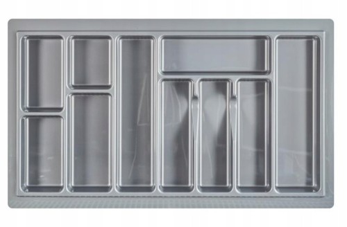 Wkład do szuflady 80 na sztućce 43x73cm Metalik