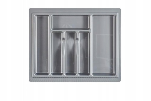 Wkład do szuflady 60 na sztućce 43x53cm Metalik