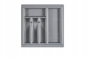 Wkład do szuflady 50 na sztućce 43x43cm Metalik