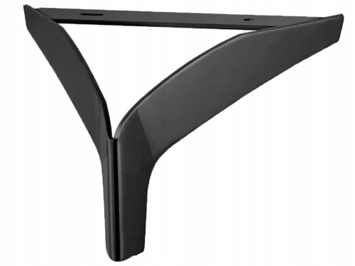 Noga nóżka meblowa czarna trójkątna loft 12,2 cm