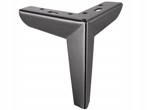Noga nóżka meblowa czarna trzy ramiona loft 15 cm