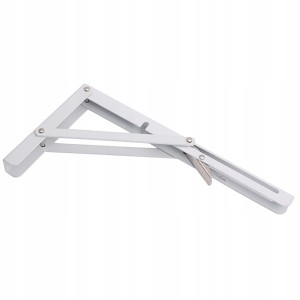 Wspornik Kątownik Składany półkę L400 BIAŁY 36kg