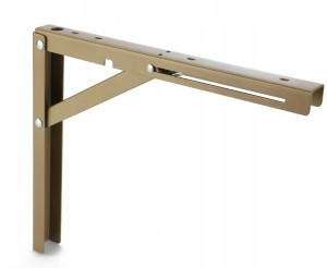 Wspornik Kątownik składany półkę L200 złoty 100kg