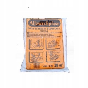 Folia malarska NIEBIESKA 4m x 5m 0,4mm GRUBA 20m2