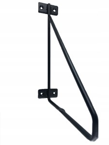 Wspornik pólki LOFT GTV   czarny 2 sztuki