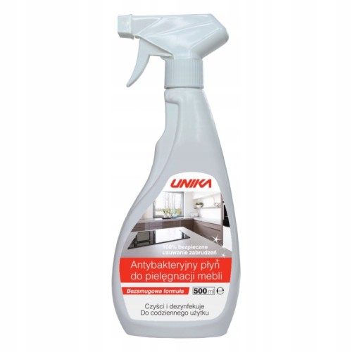 Antybakteryjny płyn do czyszcz BLATÓW MEBLI UNIKA
