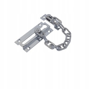 ŁAŃCUCH DRZWIOWY UNIWERSALNY DO DRZWI CHROM 9cm