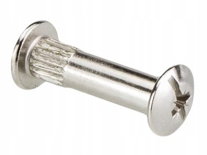 ZŁĄCZE MEBLOWE ŚRUBOWE fi5 M4 do korpusów płyt 10