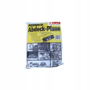 FOLIA malarska Cienka 0,07mm, OCHRONNA 4 m x 5 m