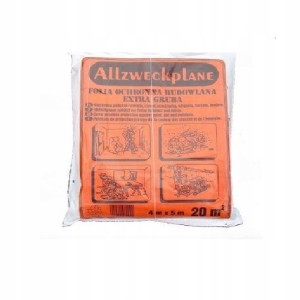 Folia malarska EXTRA GRUBA 1200G CZERWONA ochronna